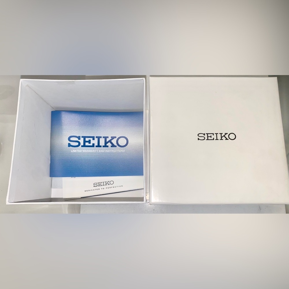 Auth Seiko Empty Presentation Display Watch Box W… - image 4